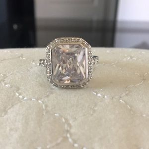 Diamond ring… Faux stones